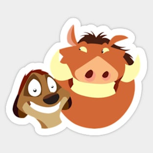 Timon Pumbaa - Hakuna Matata Sticker